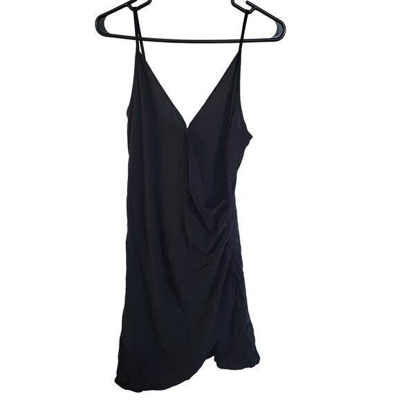 NEW Urban Outfitters Black Asymmetric Mini Dress Size‎ Medium Grunge Whimsygoth - Picture 1 of 7